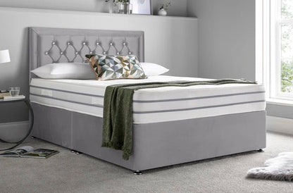 Charlie Plush Divan Bed with Headboard